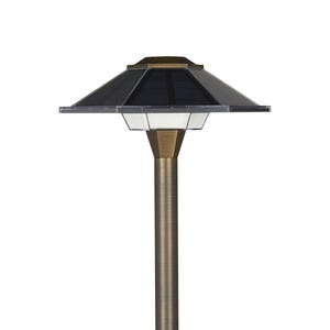 VOLT®太阳能集成LED黄铜路径灯(青铜)是道路和区域照明应用的理想选择。