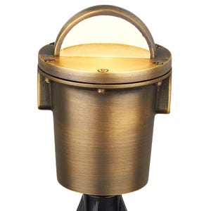 VOLT®Salty Dog MR16 Beacon黄铜级井灯照明。