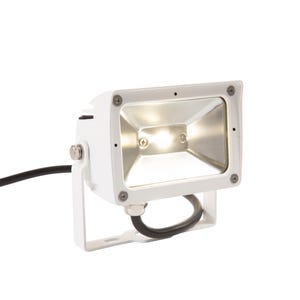 Volt®120V10W LED洪水带有轭照明（铝白）