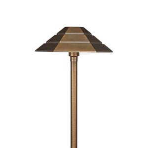 Volt®Sedona黄铜路径灯，用于照明路径，车道，露台和景观。