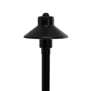 VOLT®平帽子5”阴影黑铜道路和人行道区域照明,车道,草坪,天井,或途径。