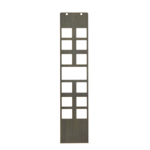 Volt 26英寸的钢制装饰矩形面板，用于伏特的可定制柱线灯。