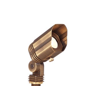 VOLT®MR11 Lusitano黄铜聚光灯，可调节眩光防护。