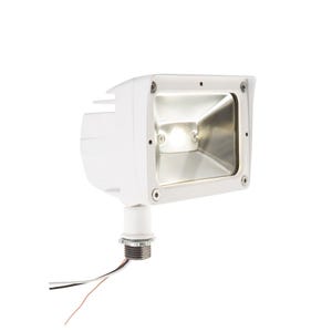 Volt®120V10W LED洪水带有关节照明（铝白）
