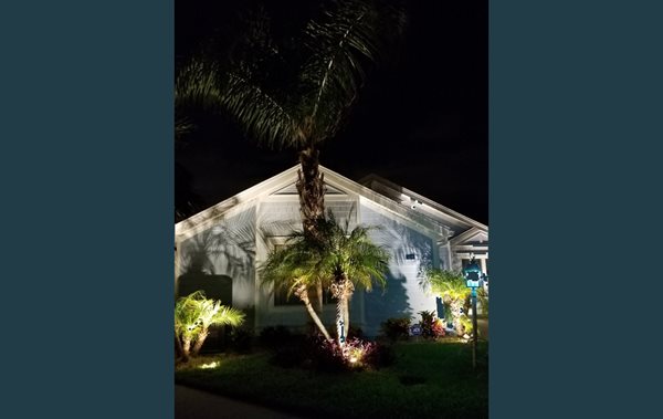 南佛罗里达的房屋照明